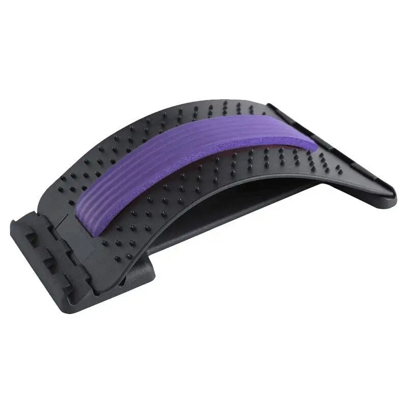 Back Stretcher for Lower Back Pain Relief Adjustable Lumbar Back Cracker Board Back Massager for Scoliosis Spine Decompression