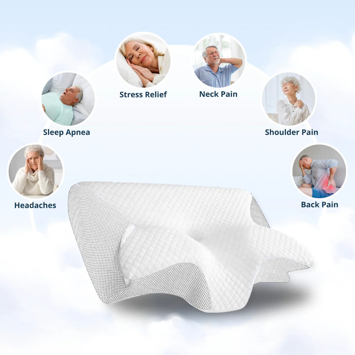 - PAIN RELIEF ERGONOMIC PILLOW